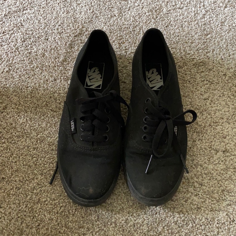 Vans Size 6.5 Black